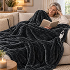 Electric Blanket Flannel & Sherpa 9 Heat Settings