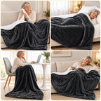 Electric Blanket Flannel & Sherpa 9 Heat Settings