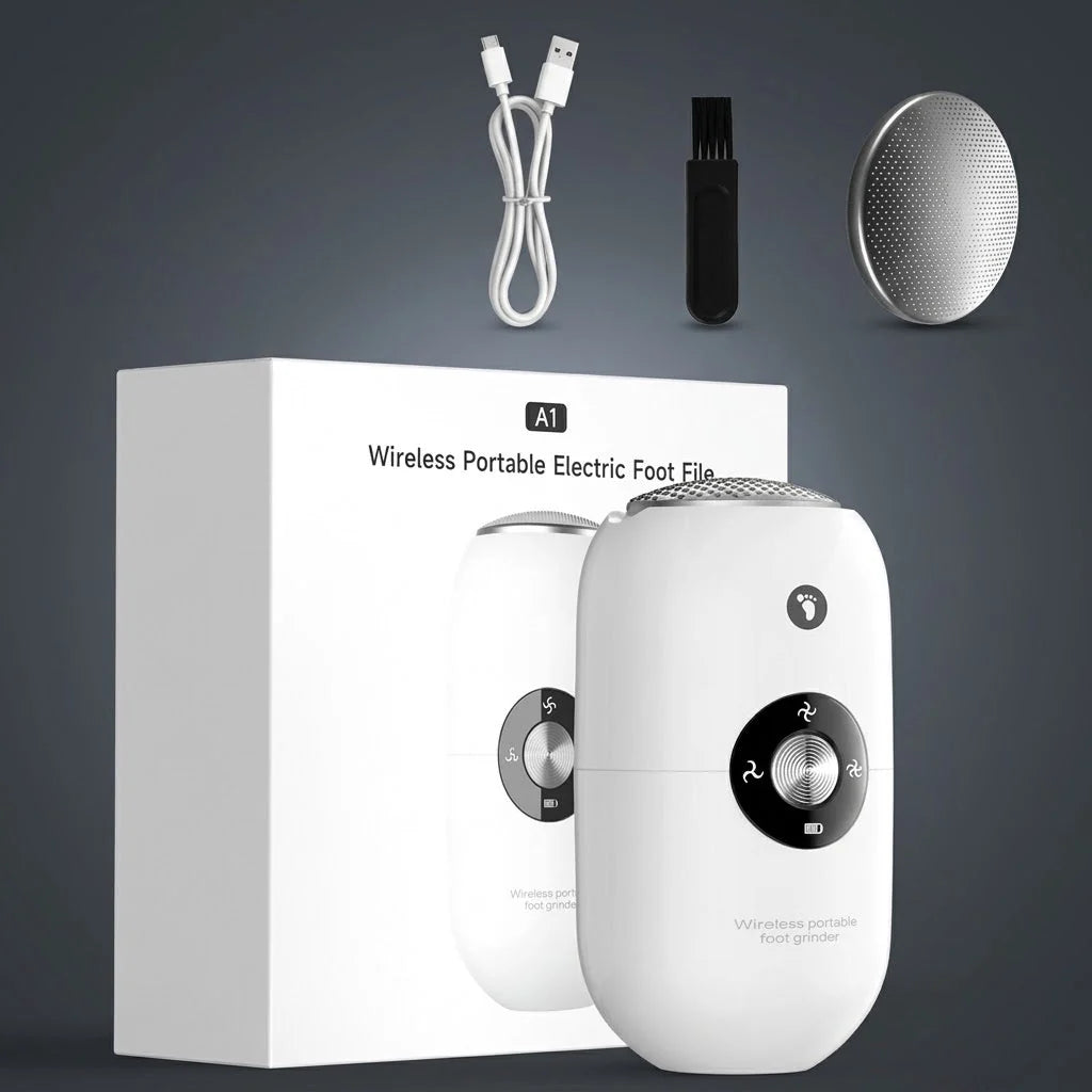 Electric Callus Remover 3-Speed Waterproof USB Rechargeable