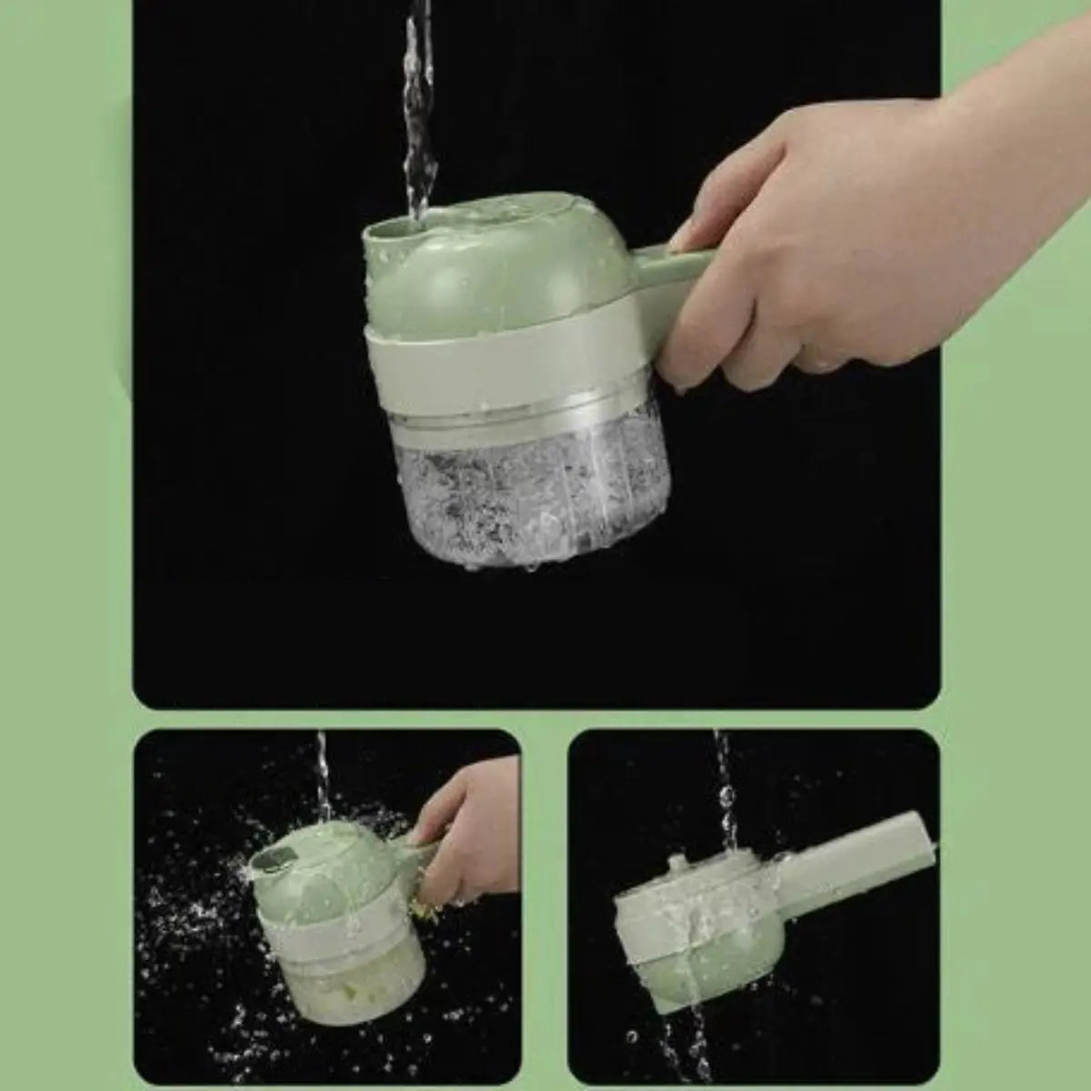Electric Chopper 4-in-1 Cordless USB Rechargeable
