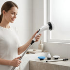 Electric Cleaning Brush Cordless Telescopic Handle Eight Attachments