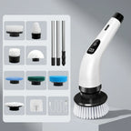 Electric Cleaning Brush Cordless Telescopic Handle Eight Attachments