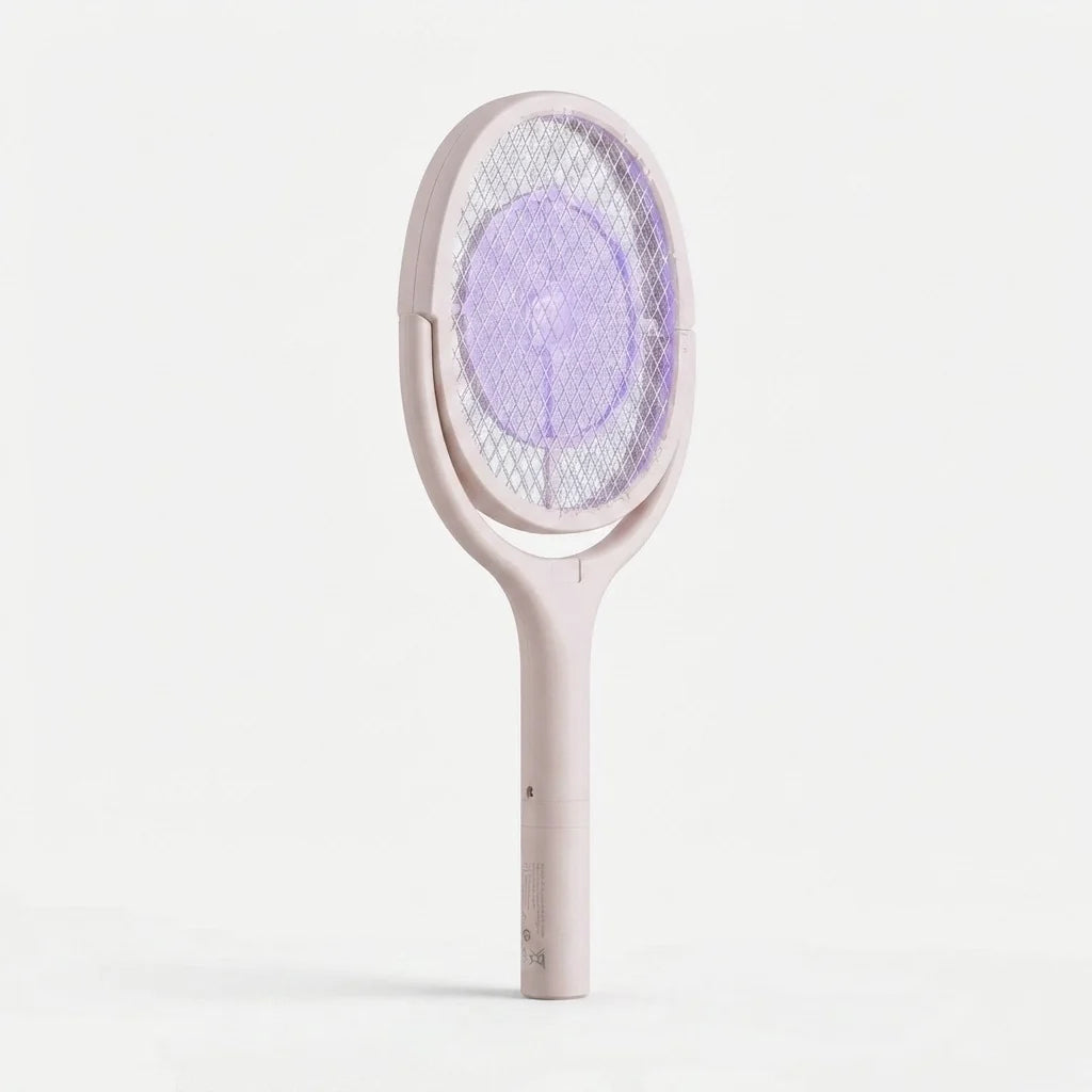 Electric Fly Swatter 3,500V UV Light USB Rechargeable