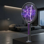 Electric Fly Swatter USB Rechargeable 5-Layer Safety Swivel Head