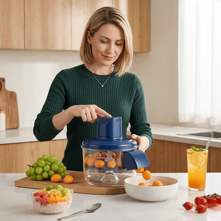 Electric Food Chopper USB Rechargeable 5 Stainless Steel Blades