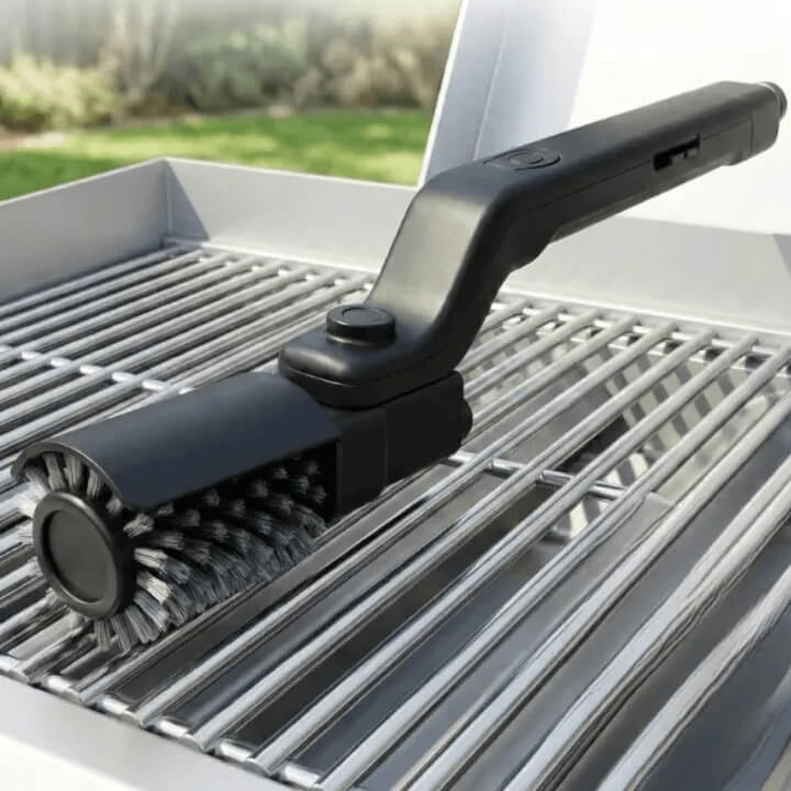 Electric Grill Brush Cordless Rechargeable Rotating Head