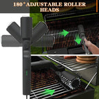 Electric Grill Brush Motorized Rotating Head Cordless Rechargeable