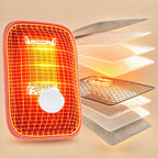 Electric Hot Water Bottle Plush Fast Heating & Auto Shut-Off