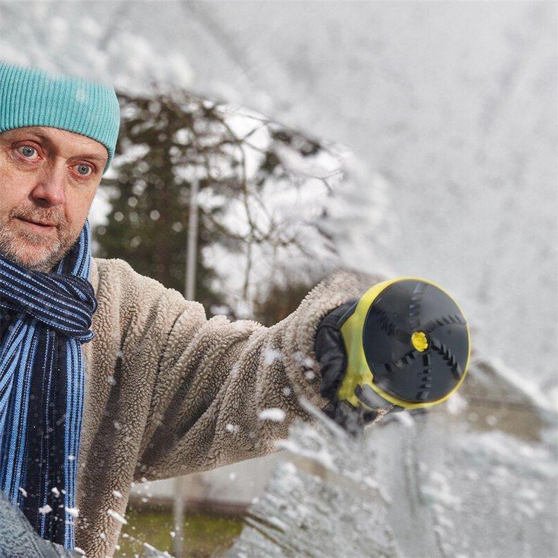 Electric Ice Scraper Rotating Head USB-Rechargeable