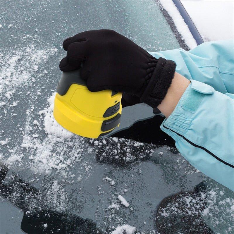 Electric Ice Scraper Rotating Head USB-Rechargeable