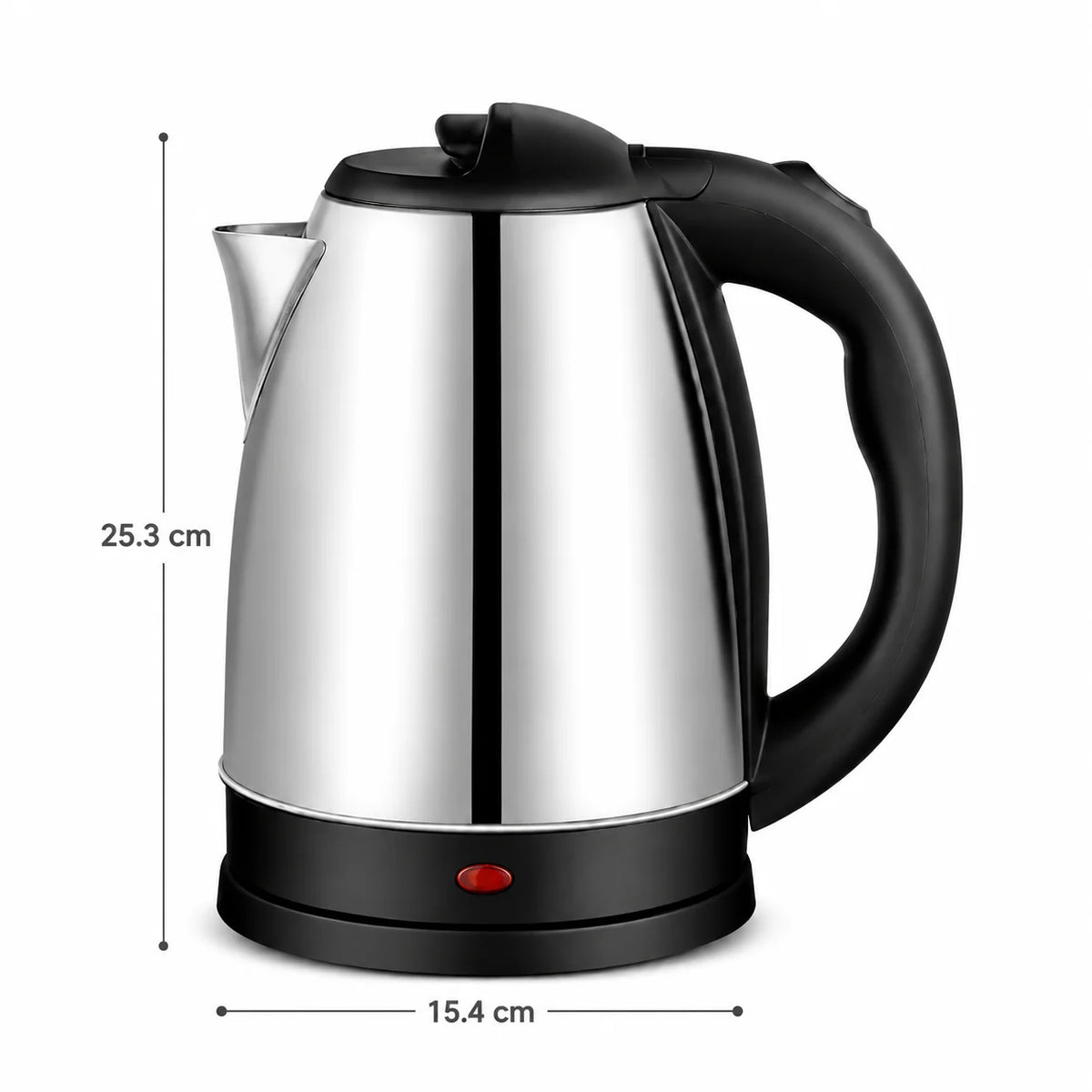 Electric Kettle Fast-Boil Stainless Steel 2 Liter