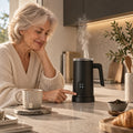 Electric Kettle Temperature Control & Digital Display 350ml Pleated