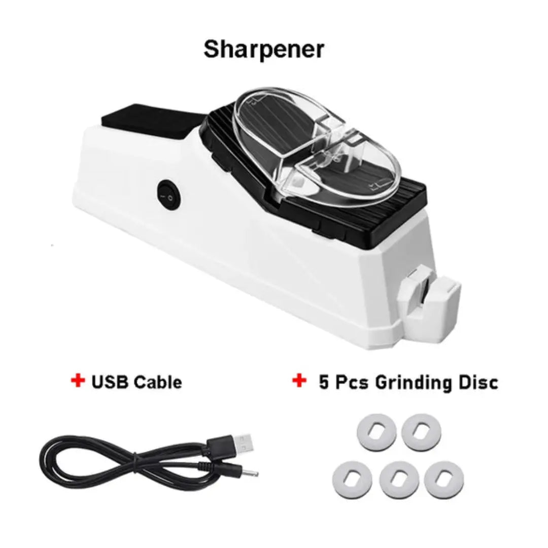 Electric Knife Sharpener USB Rechargeable & Portable