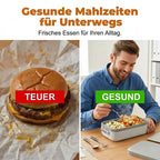 Electric Lunch Box Cordless Self-Heating Stainless Steel Insert