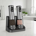 Electric Salt And Pepper Grinder Set Rechargeable Adjustable Grind Settings