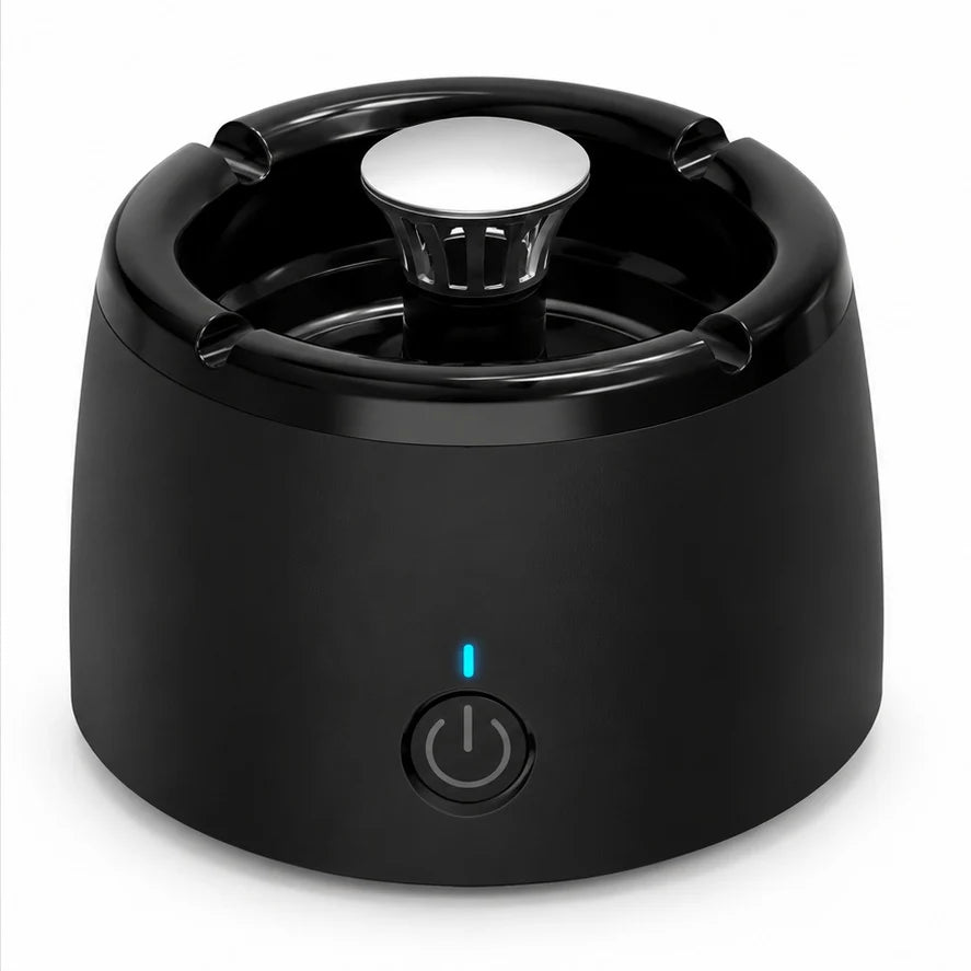 Electric Smokeless Ashtray Activated Carbon Filter Rechargeable