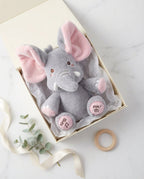 Elephant Plush Toy Interactive Peekaboo Ears & Sing-Along Modes