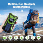 Emergency Radio & Power Bank Solar Hand Crank 5000mAh