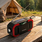 Emergency Radio Solar Hand-Crank 5000mAh Power Bank