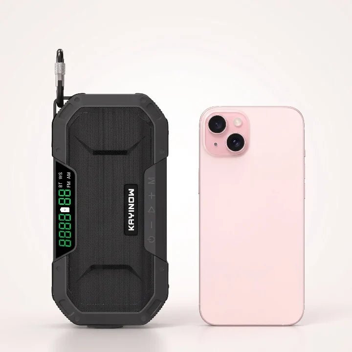 Emergency Radio Solar Hand-Crank 5000mAh Power Bank