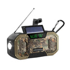 Emergency Radio Solar Hand-Crank 5000mAh Power Bank