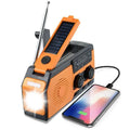 Emergency Weather Radio Hand Crank & Solar Powered