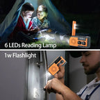 Emergency Weather Radio Hand Crank & Solar Powered