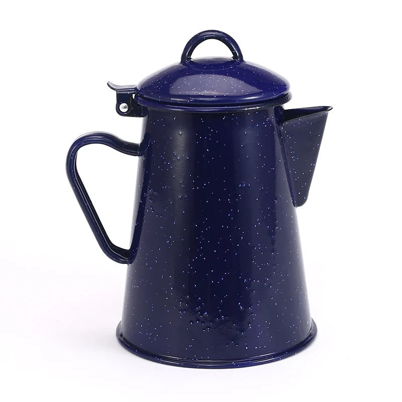 Enamel Kettle Stove-Compatible Ergonomic Handle