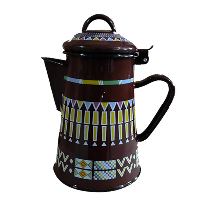 Enamel Kettle Stove-Compatible Ergonomic Handle