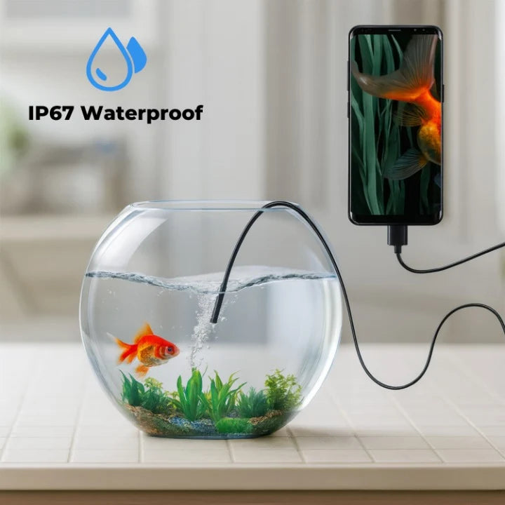 Endoscope Camera IP67 Waterproof Adjustable LED