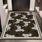 Entryway Rug Textured Non-Slip Indoor & Outdoor Use