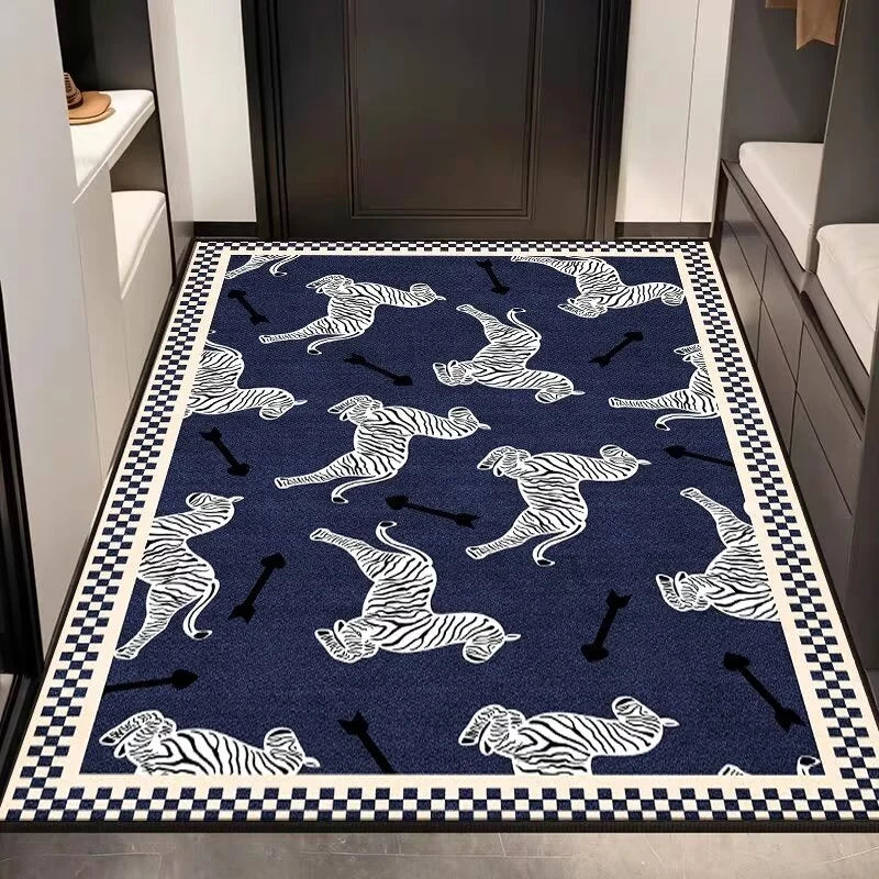 Entryway Rug Textured Non-Slip Indoor & Outdoor Use