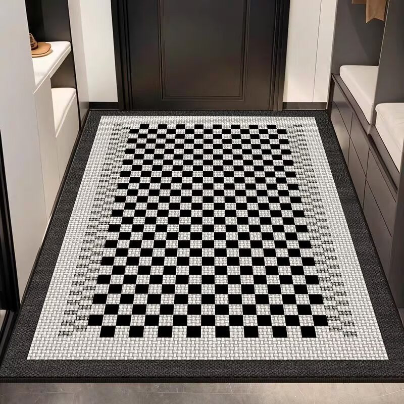 Entryway Rug Textured Non-Slip Indoor & Outdoor Use