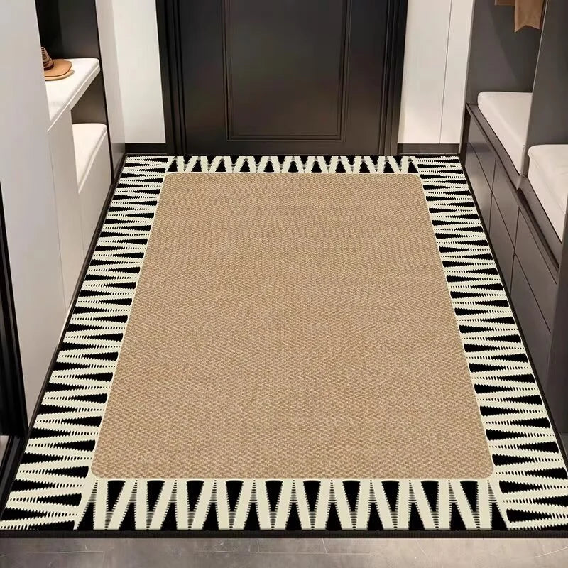 Entryway Rug Textured Non-Slip Indoor & Outdoor Use