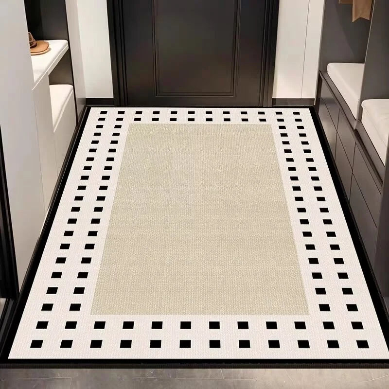 Entryway Rug Textured Non-Slip Indoor & Outdoor Use