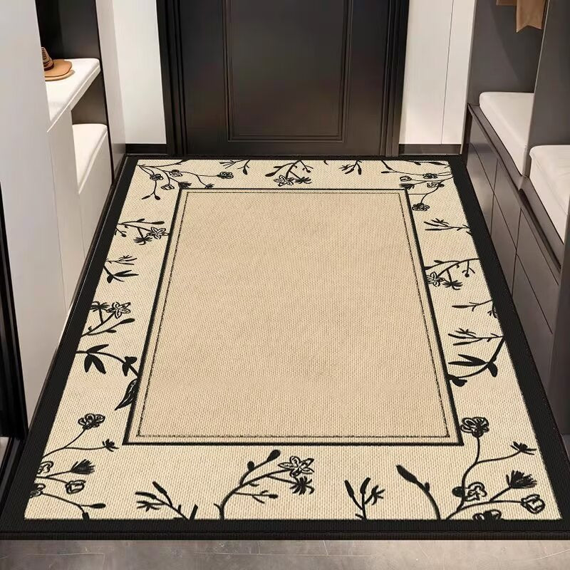 Entryway Rug Textured Non-Slip Indoor & Outdoor Use