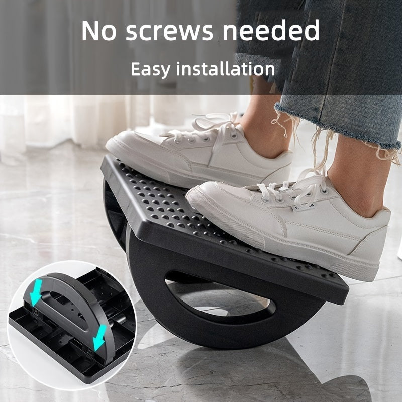 Ergonomic Footrest Inclined Textured Non-Slip