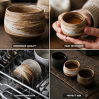 Espresso Cup Handmade Stoneware 75ml Dishwasher Safe