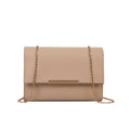 Evening Clutch Synthetic Leather Removable Chain Strap