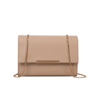 Evening Clutch Synthetic Leather Removable Chain Strap