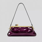 Evening Handbag Patent Leather Detachable Strap Clutch Crossbody