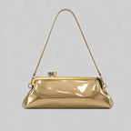 Evening Handbag Patent Leather Detachable Strap Clutch Crossbody