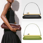 Evening Handbag Patent Leather Detachable Strap Clutch Crossbody