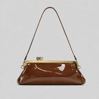 Evening Handbag Patent Leather Detachable Strap Clutch Crossbody