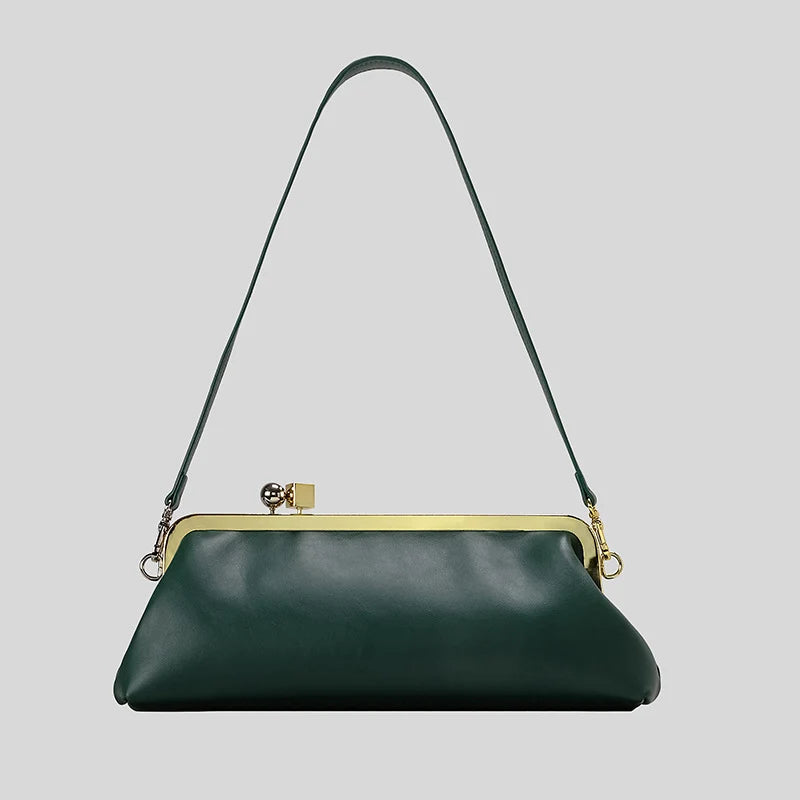 Evening Handbag Patent Leather Detachable Strap Clutch Crossbody