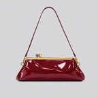 Evening Handbag Patent Leather Detachable Strap Clutch Crossbody