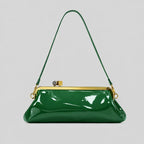 Evening Handbag Patent Leather Detachable Strap Clutch Crossbody
