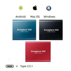 External SSD 2 TB USB-C 1050 MB/s Shock-Resistant