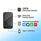 External SSD USB-C & USB 3.1 Compact Design