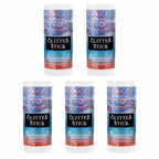 Face & Body Glitter Stick Patriotic Tri-Color Sweat-Resistant Non-Toxic